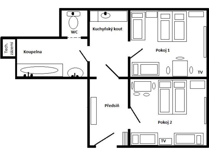 Apartmany Karlštejn Exteriör bild